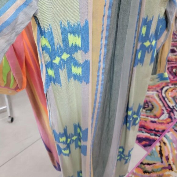 Maxi Mutli-Colored Dress Blue - Picture 2 of 7